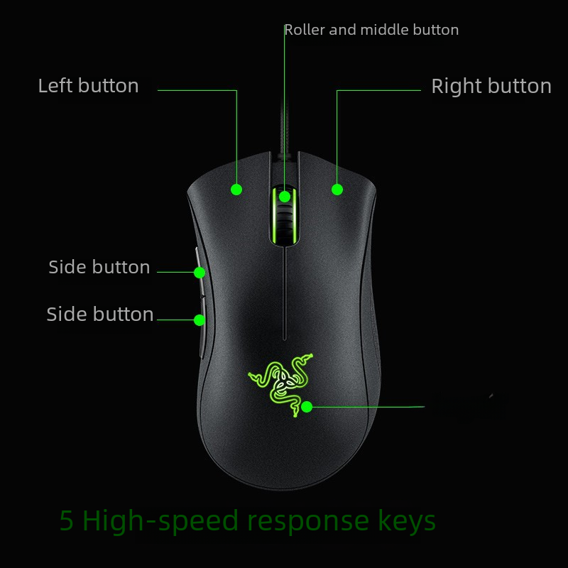 Razer Viper Wired Gaming Mouse — 6400 DPI