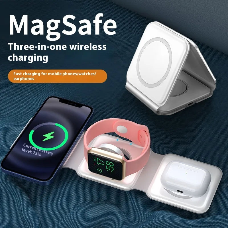 3-in-1 Magnetic Wireless Charging Stand