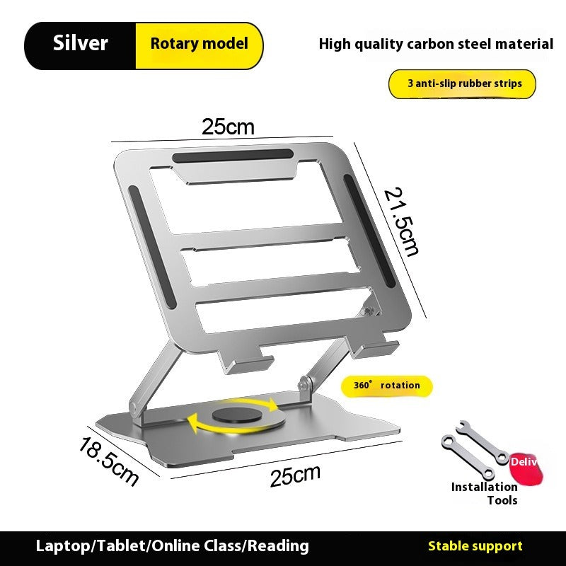 360° Rotatable Alloy Laptop Stand