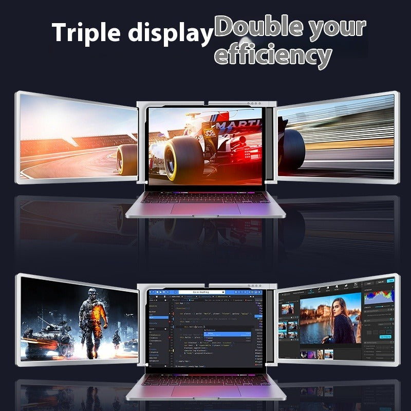 Portable Multi-Screen Laptop Display
