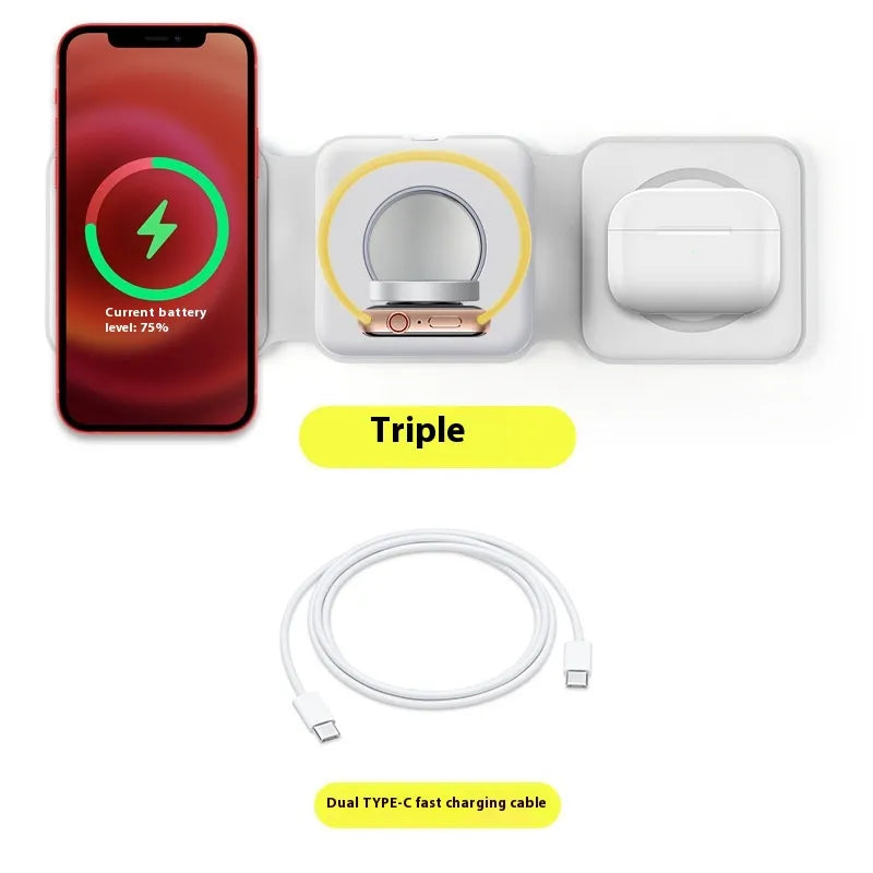 3-in-1 Magnetic Wireless Charging Stand