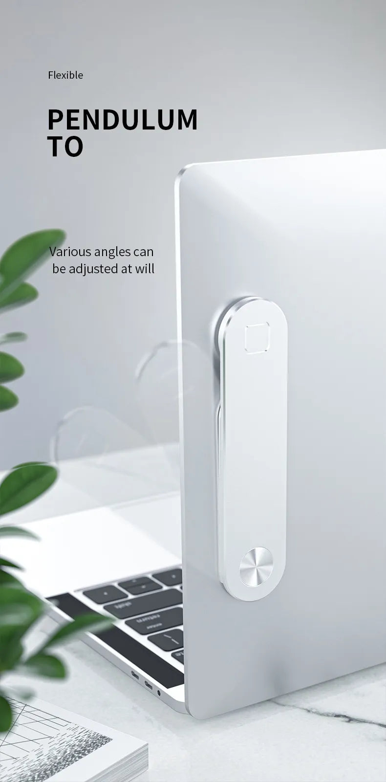 Magnetic Laptop Phone Mount