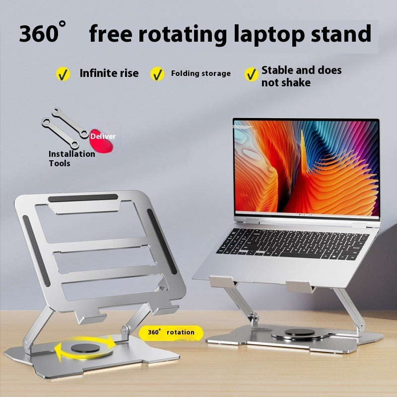 360° Rotatable Alloy Laptop Stand