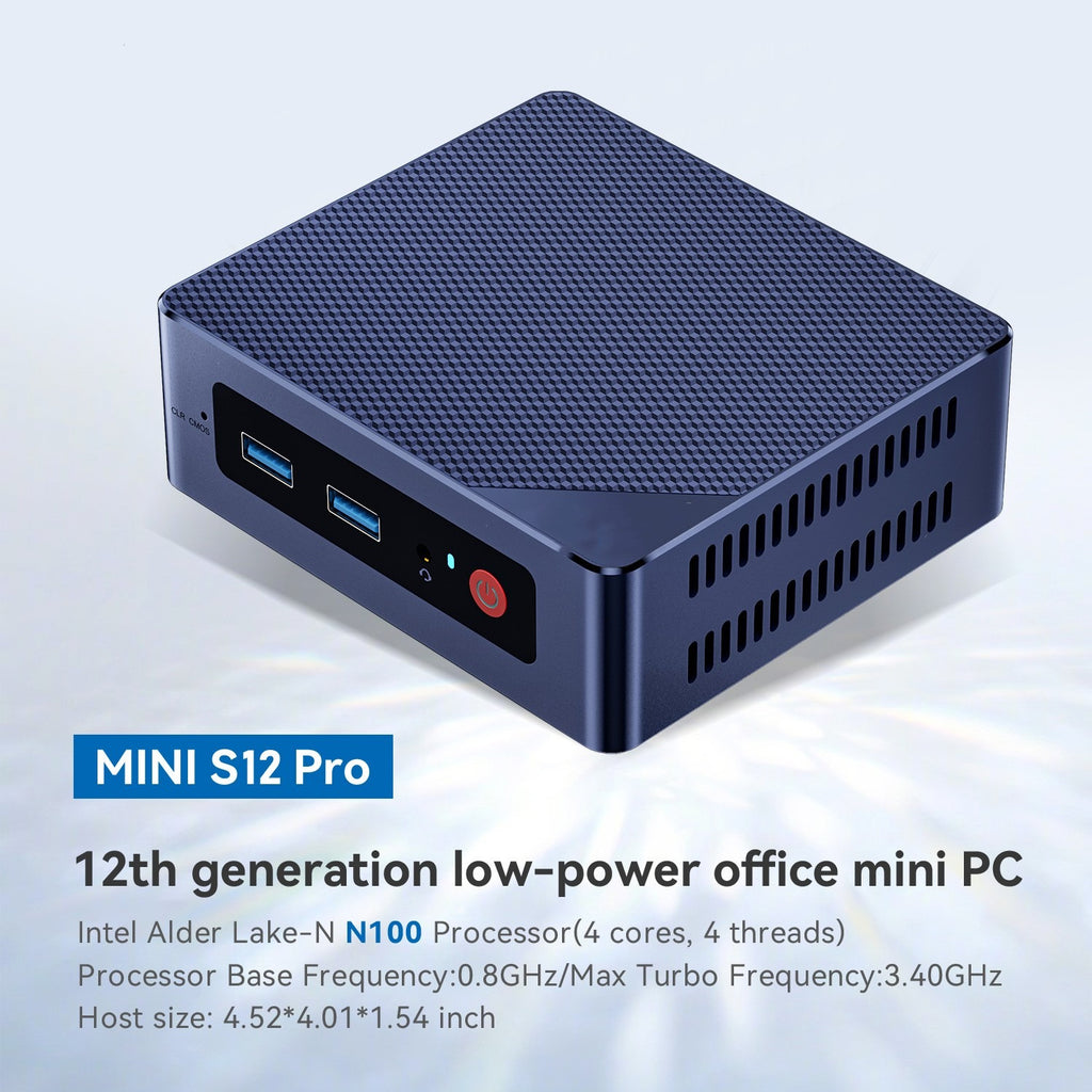 Mini Desktop PC — 16GB RAM, 500GB, Intel UHD