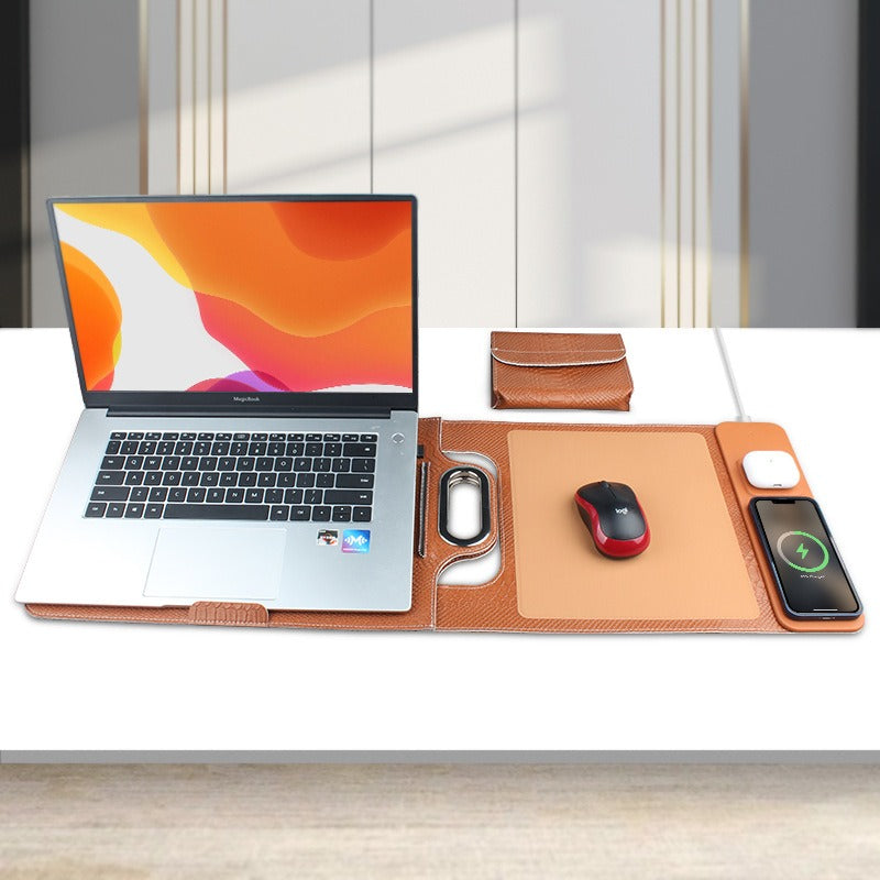 Multifunctional Laptop Bag with Magnetic Wireless Charger